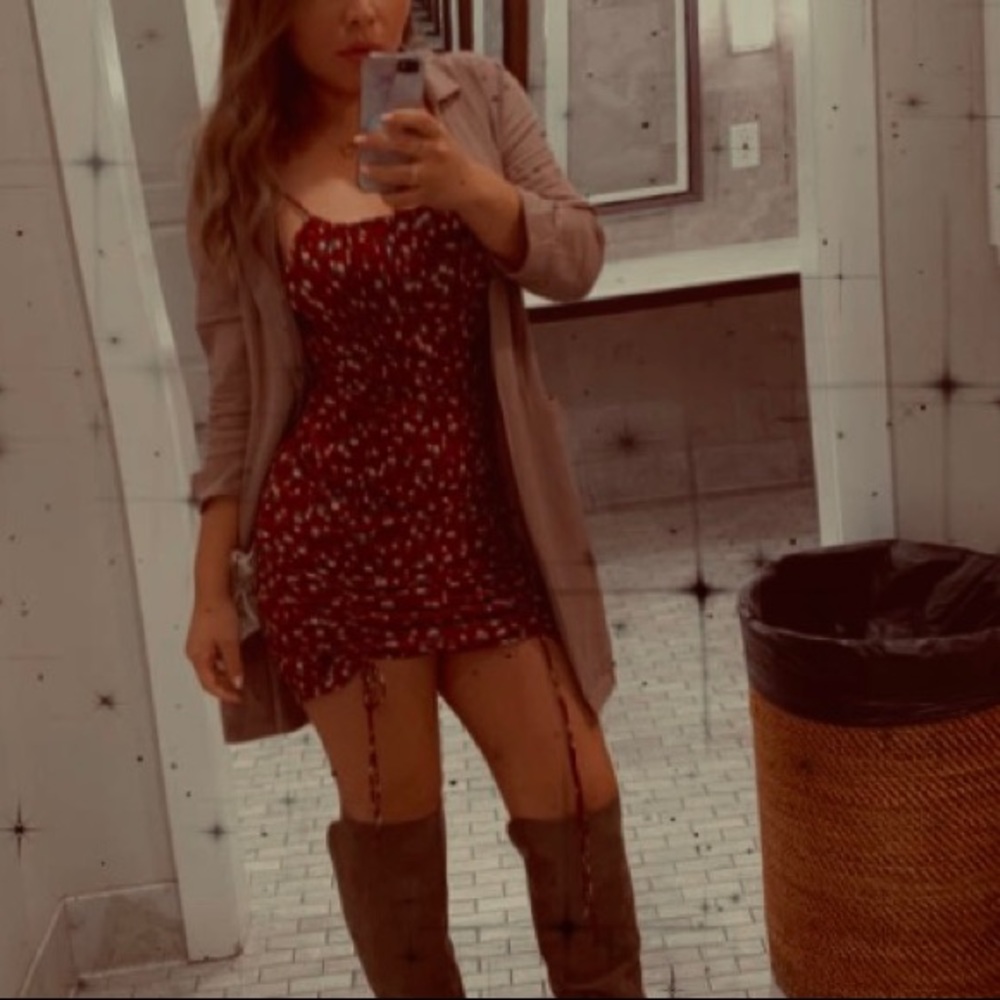 Floral mini dress